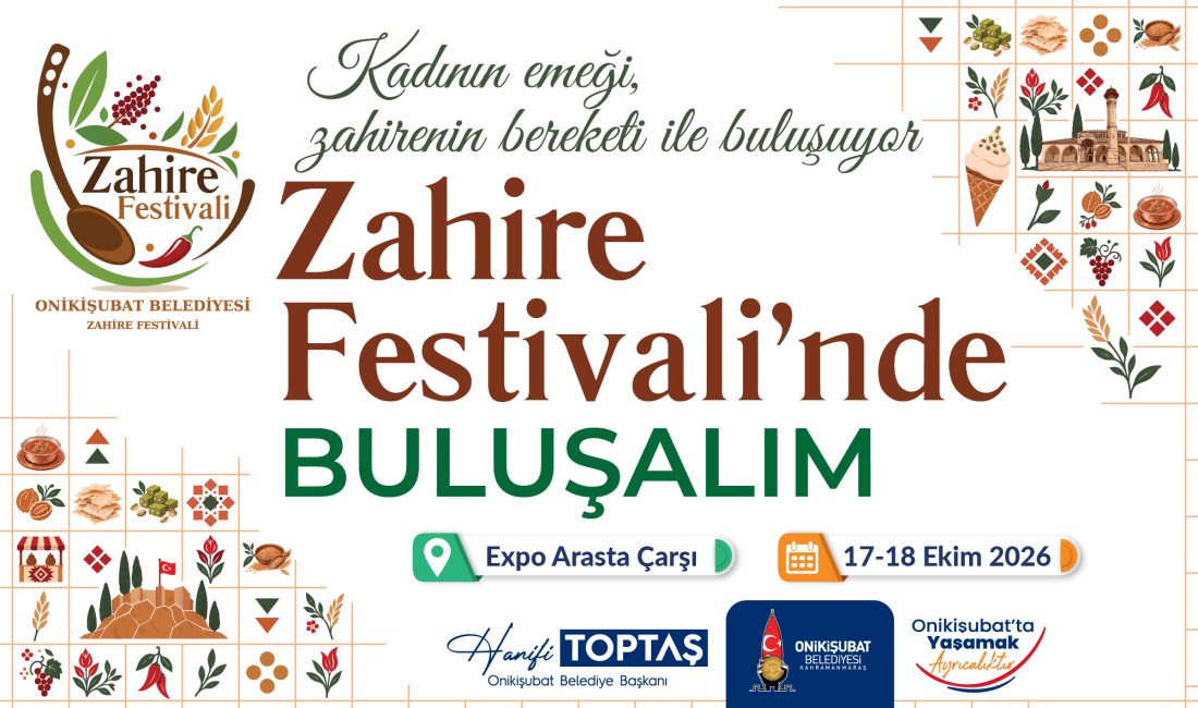Kadın Emeği, Zahirenin Bereketiyle Buluşuyor: Onikişubat’ta Zahire Festivali Heyecanı Hanifi Toptaş başkanlığındaki Onikişubat Belediyesi, geçen yıl düzenlediği Bağ Bozumu